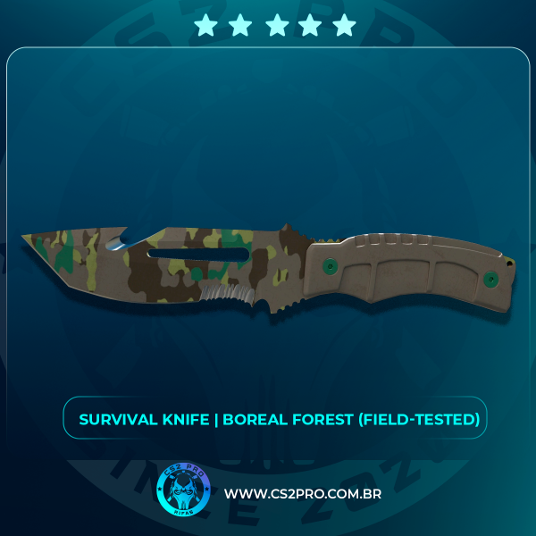 #1006 ★ Survival Knife | Boreal Forest